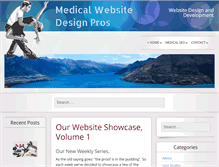 Tablet Screenshot of medicalwebsitedesignpros.com